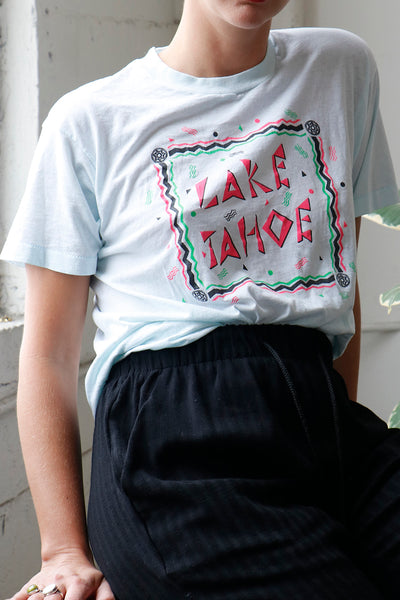 Vintage 80's graphic Lake Tahoe Tee Shirt